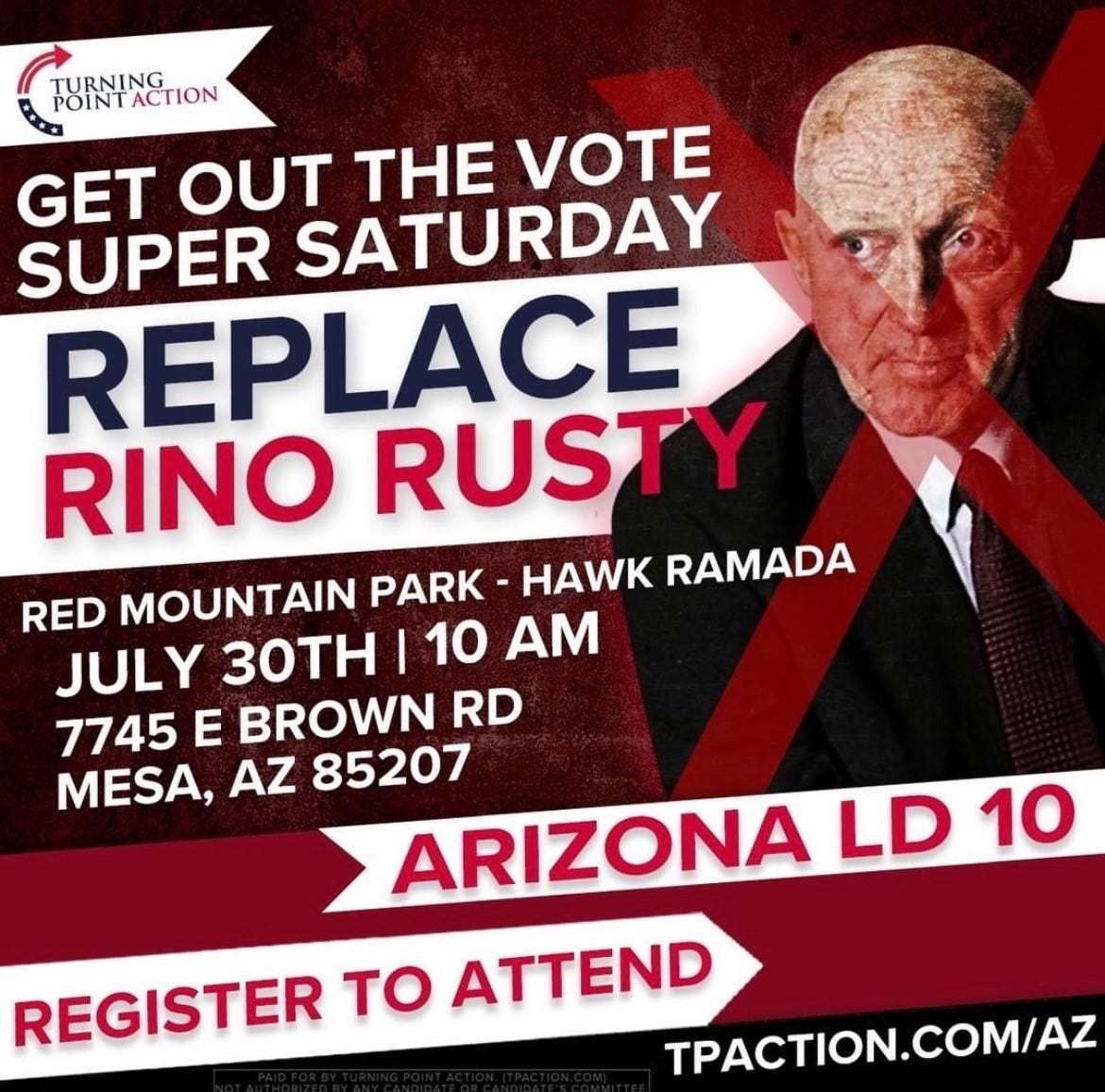 Turning Point Action events under inquiry over election law violations