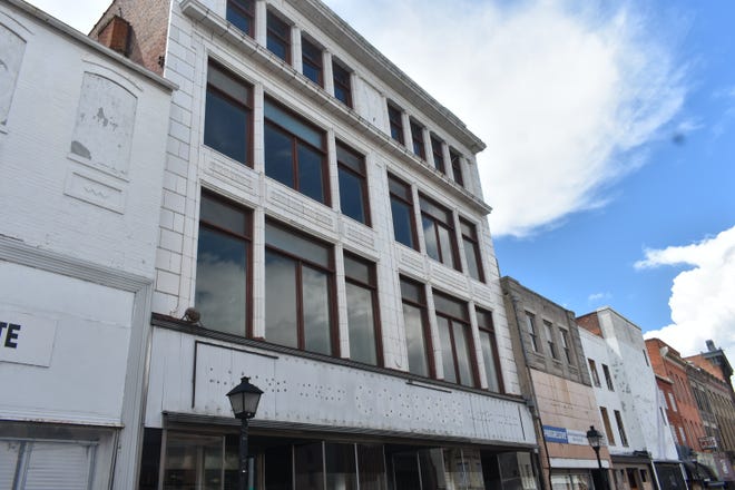 The former Lavenstein's Department Store at 112 N. Sycamore Street was built in 1910. It is currently co-owned by a city councilor, who could benefit from a state funding application for the building.