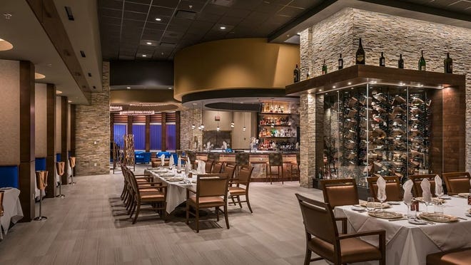 A shot of the dining room at Ember, the upscale restaurant at We-Ko-Pa Casino Resort in Fort McDowell.