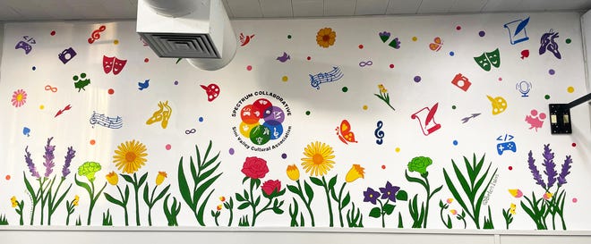 A new mural celebrating LGBTQ youth is now on display at the Arts Cultural Enrichment Center in Simi Valley.