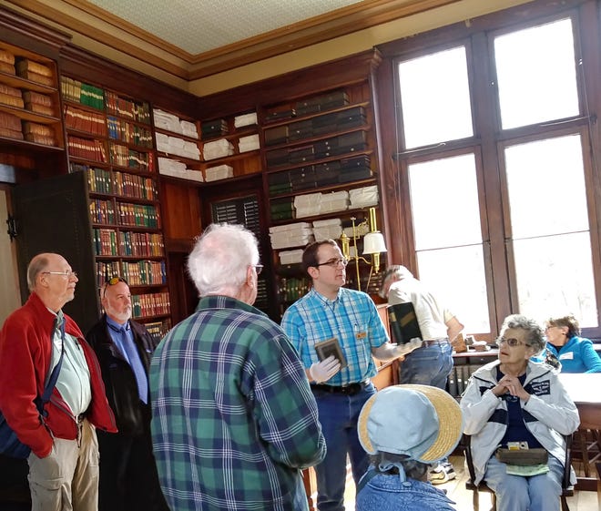 ORICL students toured the Historic Rugby library a few years ago and heard about theories presented in some of the library’s books published in the 19th century.