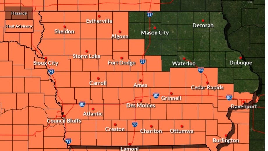 iowa-heat-advisory-issued-tuesday-with-forecasted-temperatures-in-90s