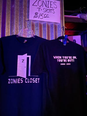 The T-shirts sold by Zonie's Closet say, "When you're in, you're out!" The saying is indicative of how the owners want customers to feel when they walk in the door.