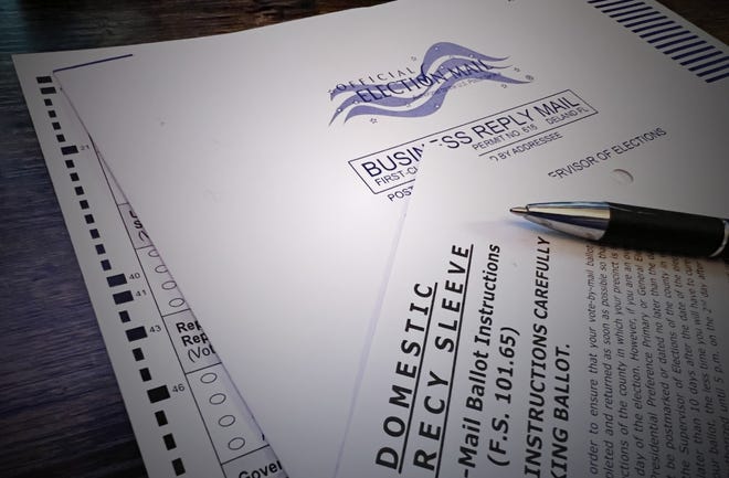 Un voto en Florida 2022 por boleta en ausencia.