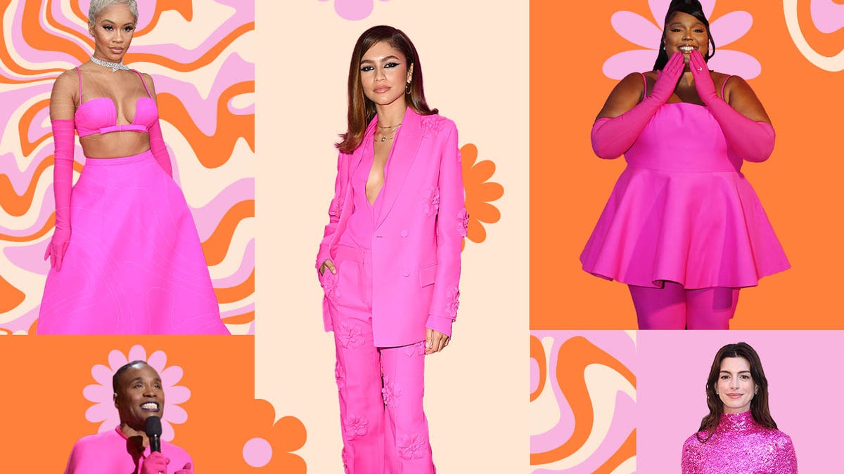 Anne Hathaway, Ciara and More Take on the Hot Pink Trend: Photos