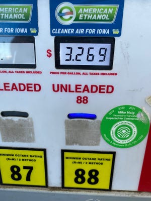 A metro area gas pump lists an especially low gas price on Thursday, Aug. 4, 2022, after a period of historic highs.