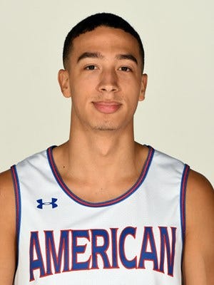 Justin Perez played basketball at American University, where he graduated in three years.
