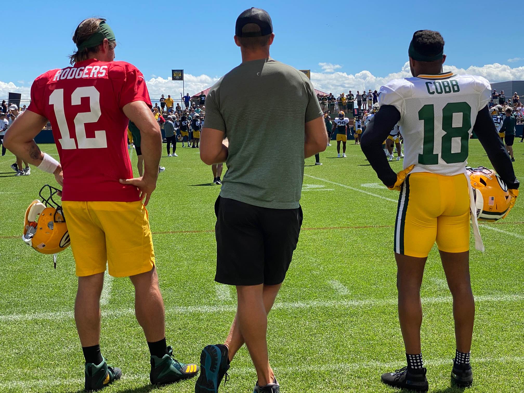 Randall Cobb pokes fun at Romeo Dobbs inheriting Jordy Nelson's 87