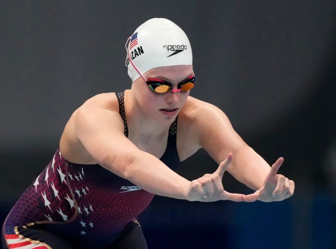 The Stanford University-bound Curzan earned a silver medal during the Tokyo 2020 Olympic Summer Games.