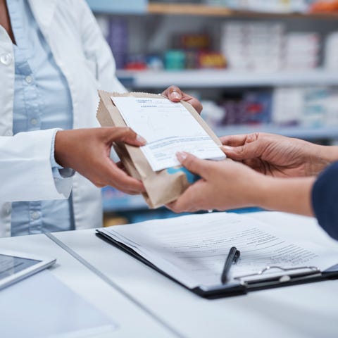 Closeup shot of an unrecognizable pharmacist assis