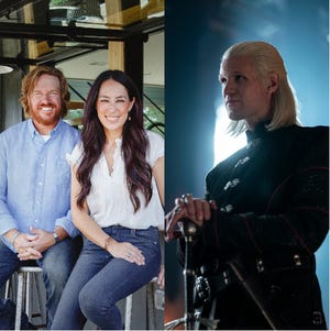 Chip and Joanna Gaines of the Magnolia Network and Discovery+, and Matt Smith in HBO series