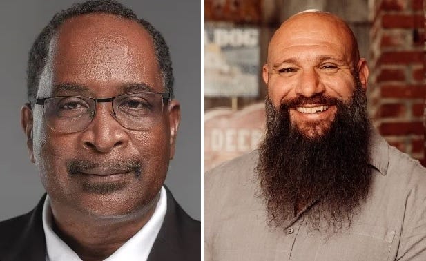 Candidates for DeLand City Commission Seat 4, from left: Troy A. Bradley and Daniel Reed
