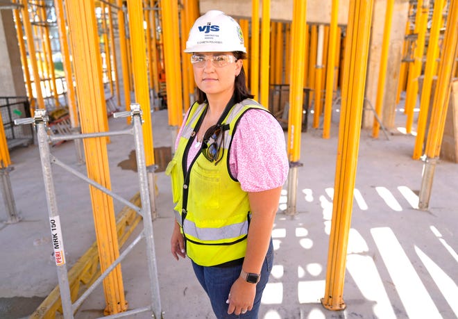 Elizabeth Polheber, safety manager for VJS Construction Services, is part of the nonprofit Wisconsin Construction Wellness Community that's focused on mental health issues and suicide prevention in the construction industry.