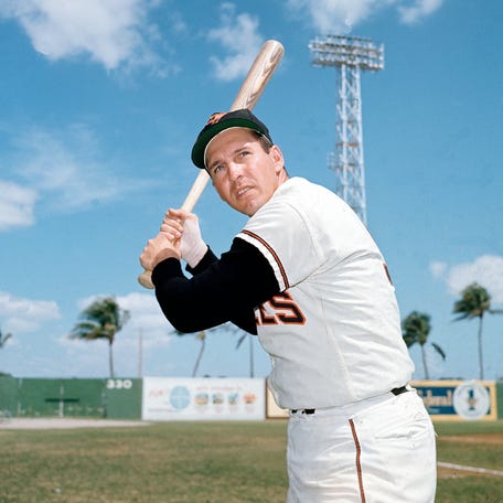 Baltimore Orioles third baseman Brooks Robinson in 1966.
