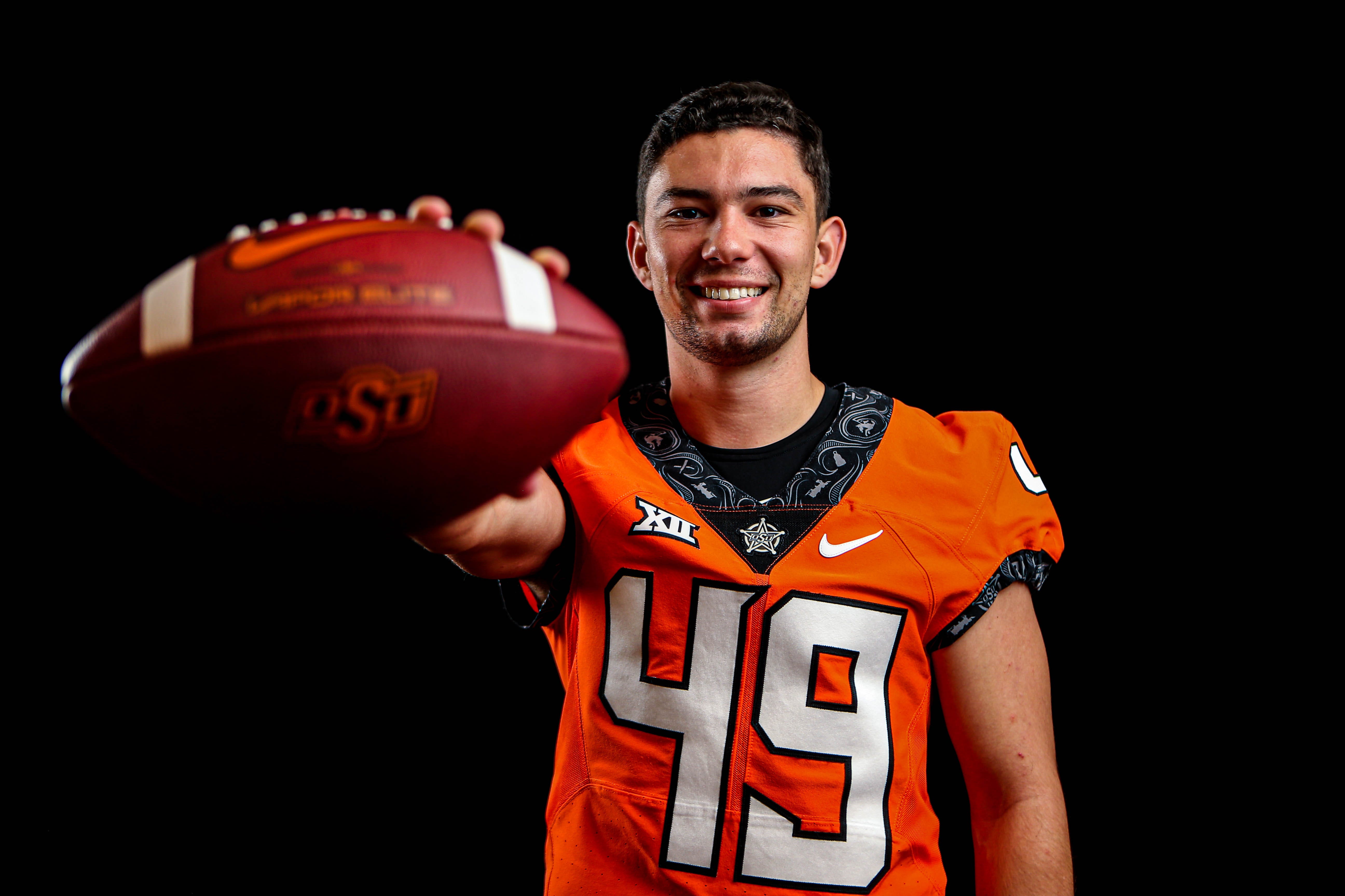 Oklahoma State football How Tanner Brown became Cowboys' star kicker