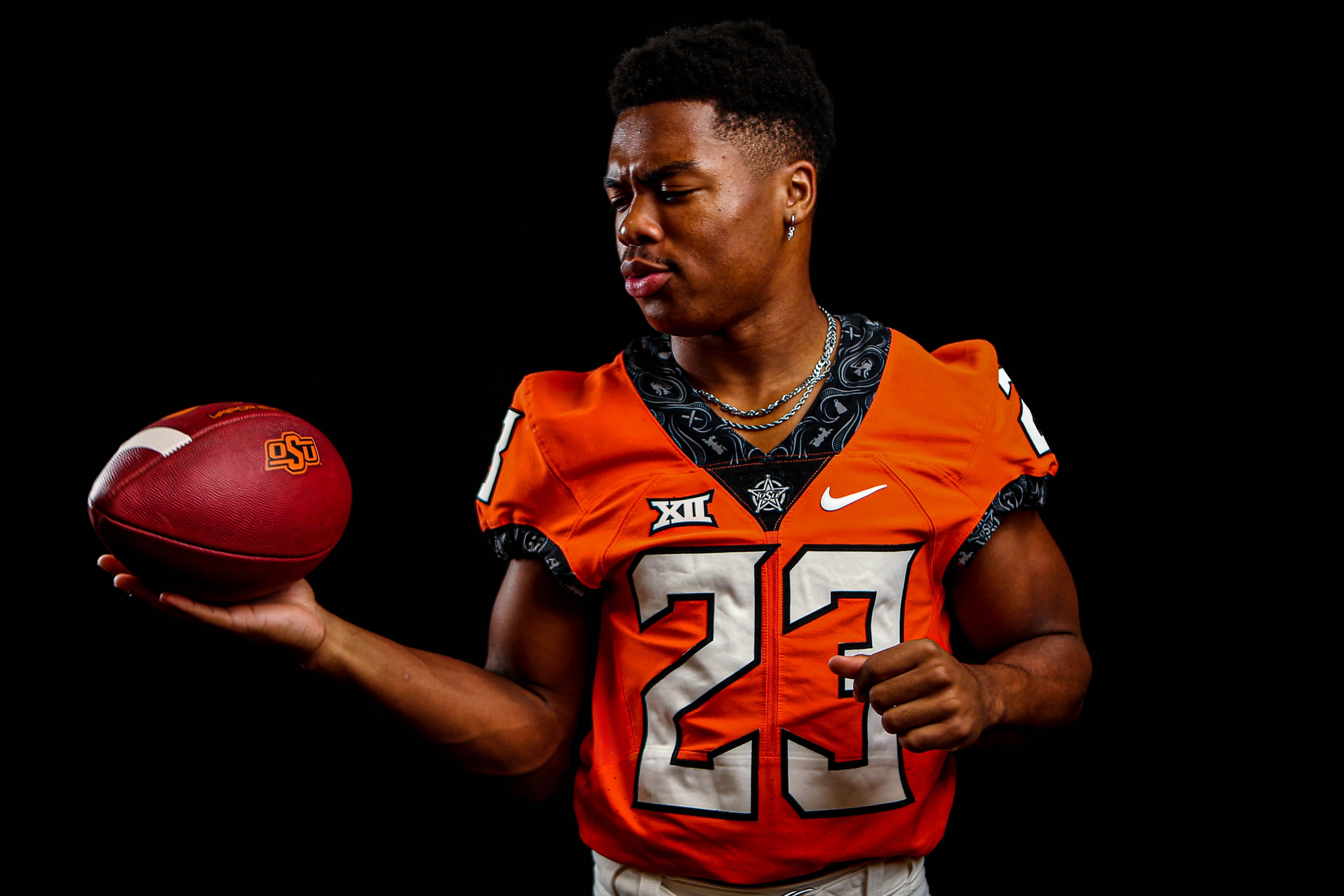 Oklahoma State football Jaden Nixon good changeofpace running back