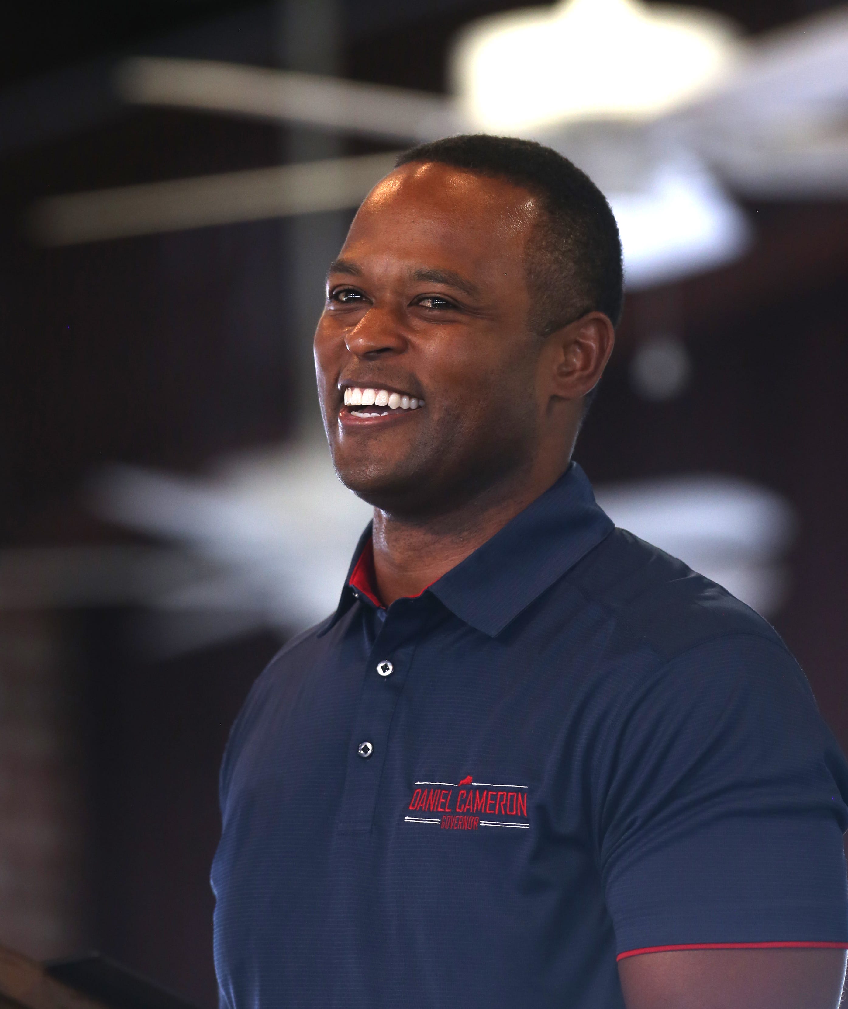 Kentucky Attorney General Daniel Cameron, running for Governor, spoke at Fancy Farm.Aug 6, 2022