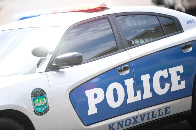 Stock image Knoxville Police Department KPD Cruiser Squad Car Dodge Charger
