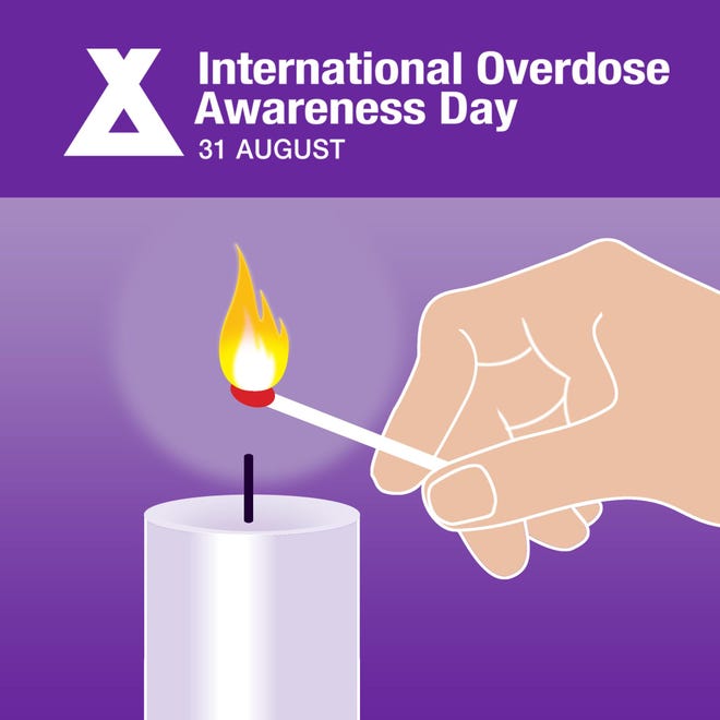 International Overdose Awareness Day is Aug. 31, 2022.