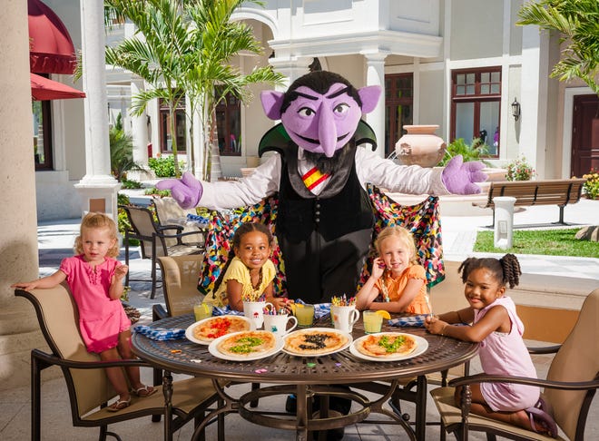 Beaches has an exclusive partnership with Sesame Street, which means encounters with characters like The Count, Cookie Monster and Bert and Ernie.