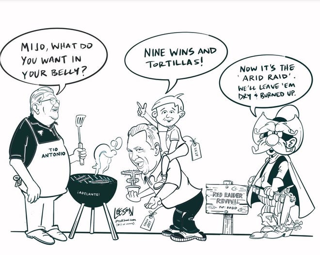 Lubbock commentator and cartoonist Jay Leeson is developing a series of cartoons on Texas Tech football in the spirit of those created by legendary Avalanche-Journal cartoonist Dirk West.