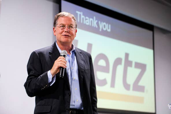 Stephen Scherr, CEO of car-rental firm Hertz, was on hand to announce they were donating a minivan to the The Boys and Girls Clubs of Lee County. A Back2School BASH was held at their Park Meadows location sponsored by Hertz. Free backpack and school supplies were handed out as well as other fun activities.