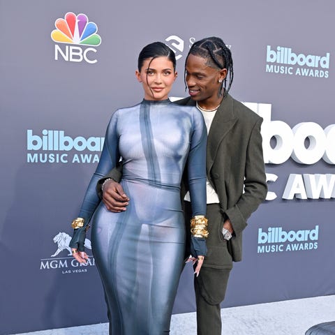 LAS VEGAS, NEVADA - MAY 15: Kylie Jenner and Travi