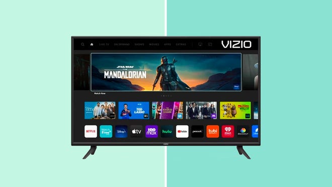 Stream your favorites on a 43-inch screen with this Vizio TV.
