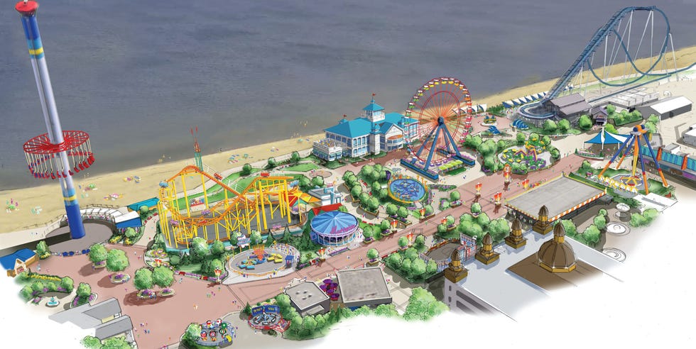 Die Promenade wird 2023 in Cedar Point's Lakeside Midway umbenannt.