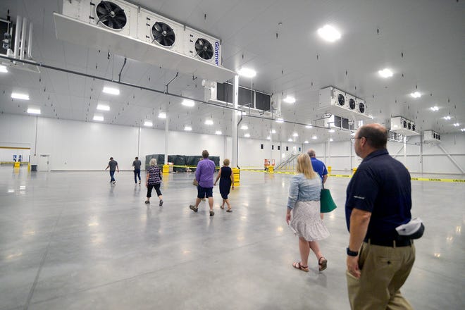 The first phase of construction is complete at Blue Springs Egg Farm, Herbruck's Poultry Ranch's new $100 million sustainable cage-free egg-laying facility near Mercersburg. Local officials and members of the community gathered at the facility for a ribbon cutting ceremony and tour.