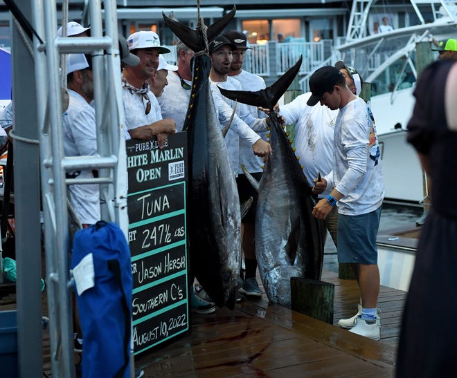 White Marlin Open leaderboard 2022 in Ocean City, Md.