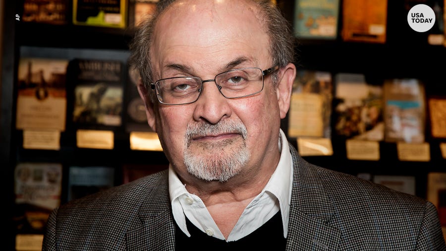 'Satanic Verses' author Salman Rushdie in surgery after suffering 'apparent stab wound to the neck'