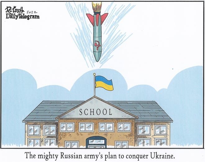 The mighty Russian army's plan to conquer Ukraine.