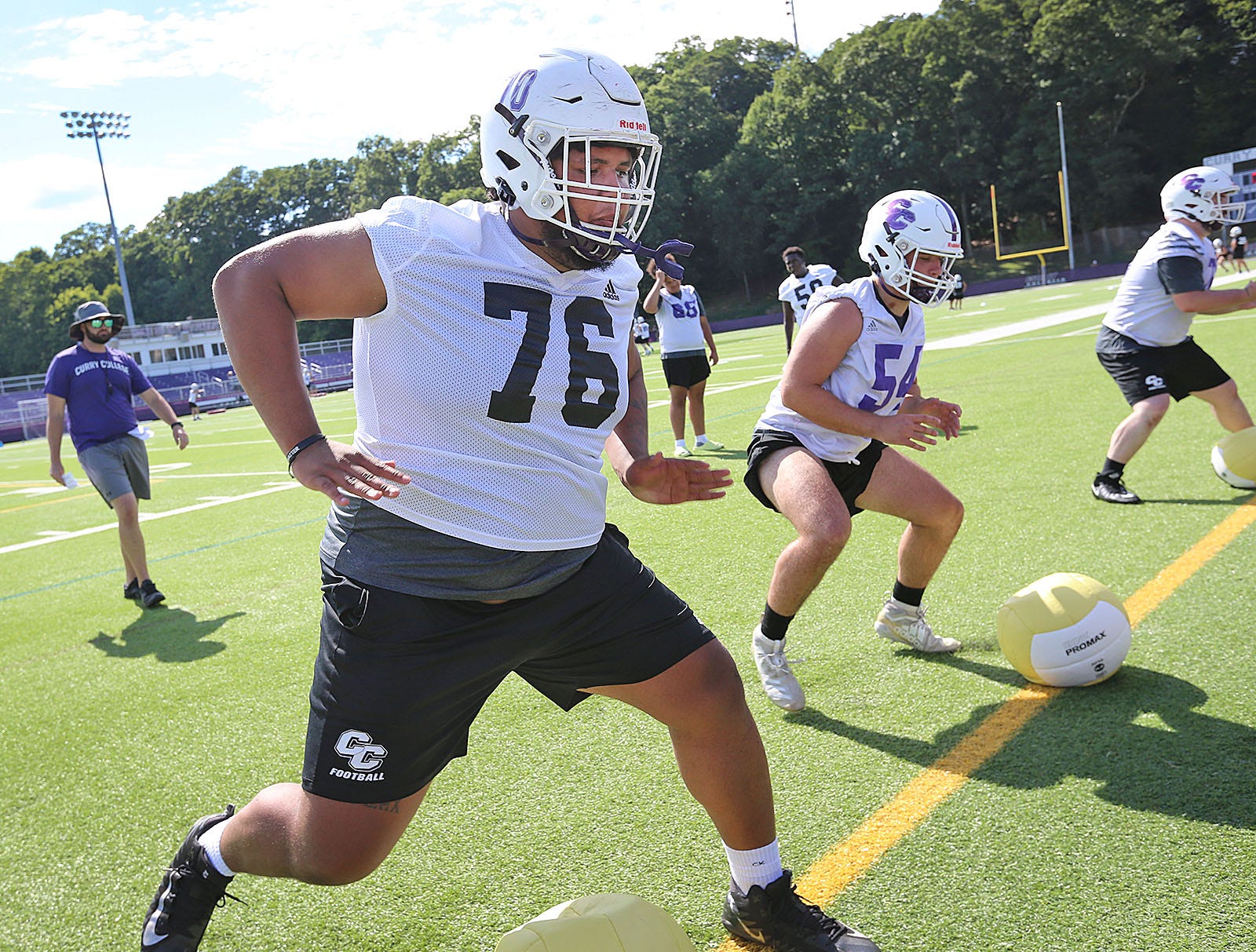 Curry College football feeling energized by new coach