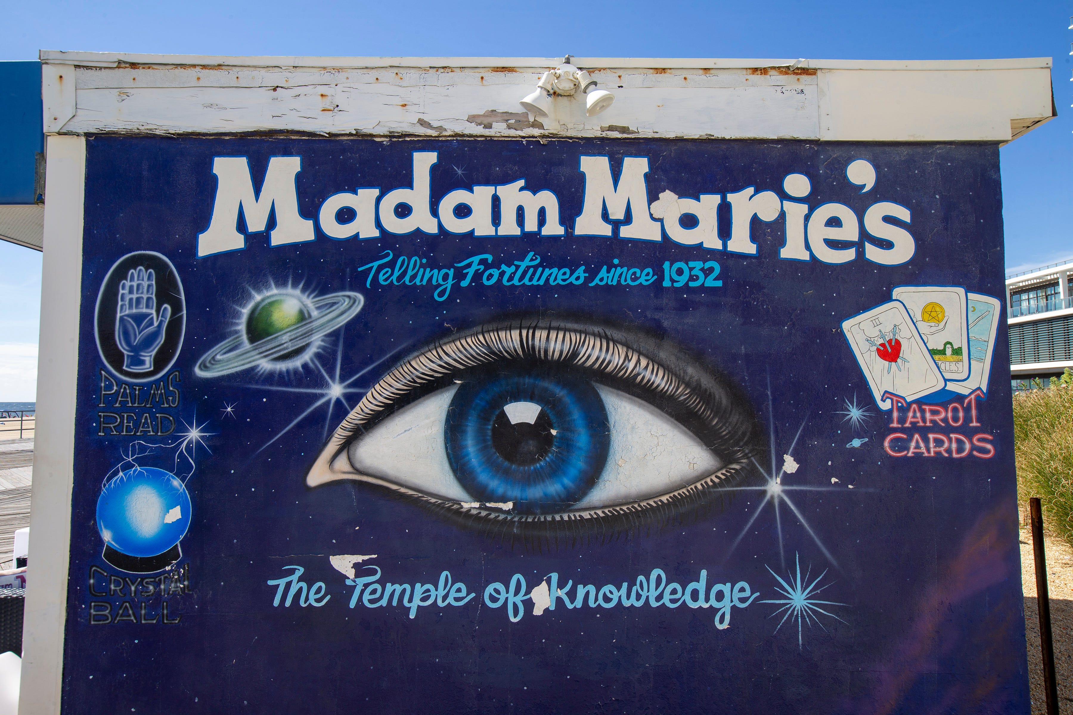 The exterior of Madam Marie's in Asbury Park.