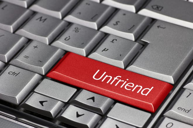 There are times unfriending someone is justifiable over such things as vulgarity, obscenity or threats. But often it’s to ensure nonconforming viewpoints aren’t seen or heard.