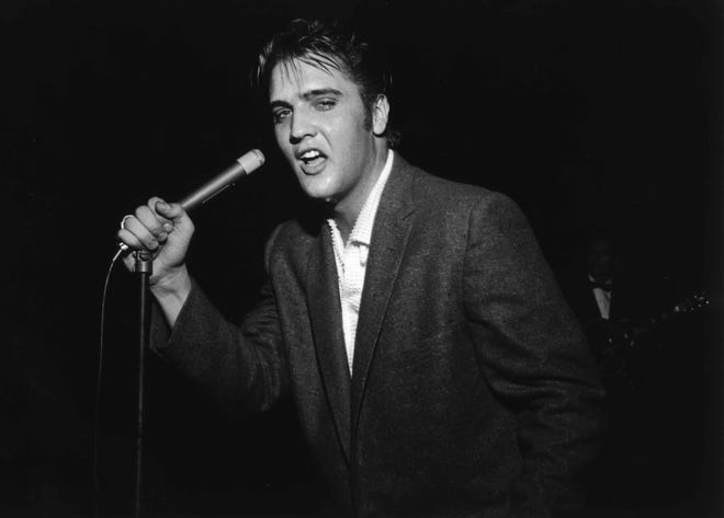 More than 7,000 people jammed Ellis Auditorium on the night of May 15, 1956, to stomp, shudder, shriek and sigh as a young Elvis Presley writhed his way through a rock 'n' roll repertoire.