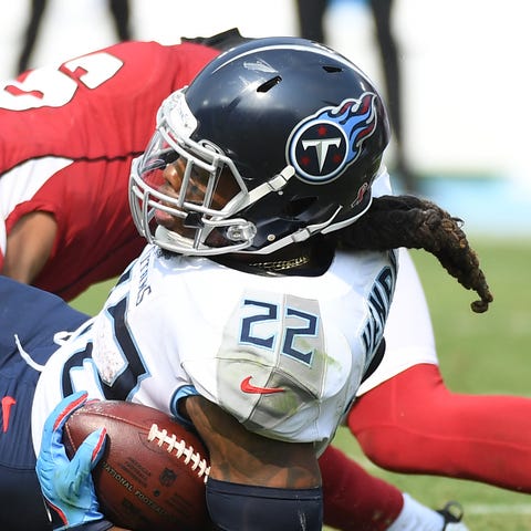Titans RB Derrick Henry missed nine games in 2021.