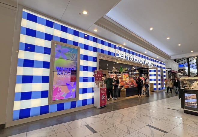 Mar 19, 2022, Columbus, OH: The Bath & Body Works store inside Easton Town Center in Columbus, Ohio. 