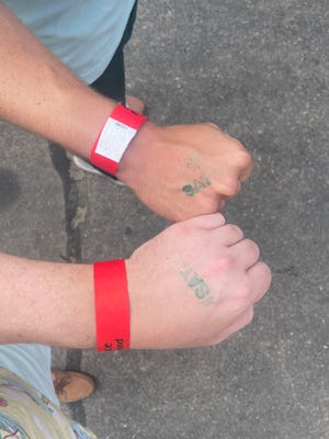 We bought wristbands that allowed us unlimited rides; we absolutely got our money's worth.
