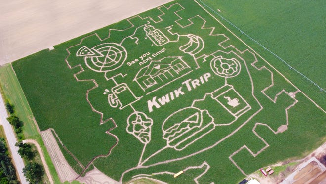 This year's Feltz's Dairy Store corn maze is sponsored by Kwik Trip and will be open Sept. 10 through Oct. 29 at 5796 Porter Drive in Stevens Point.