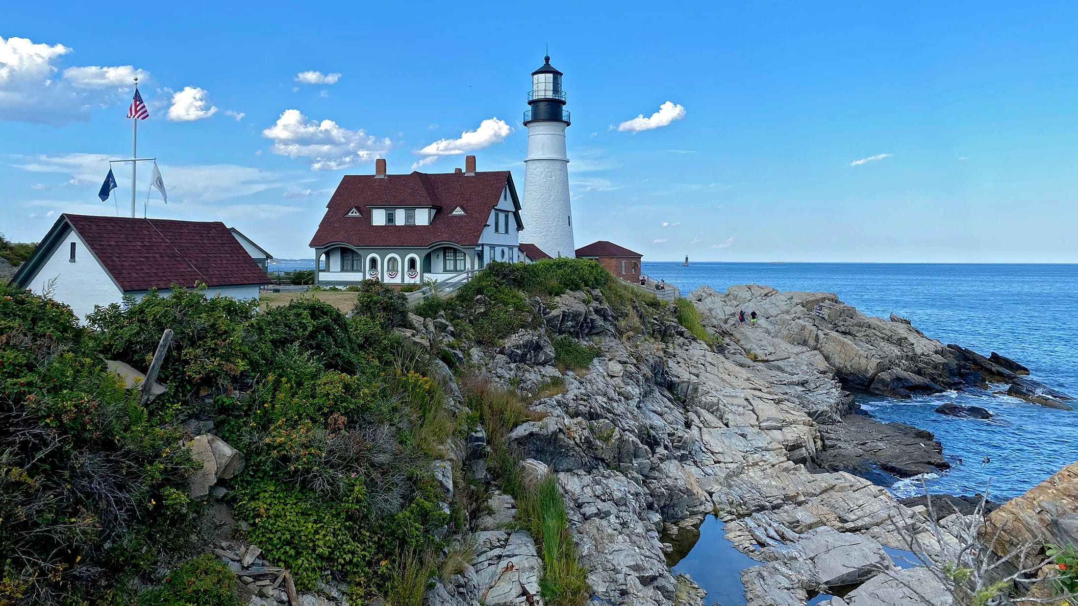 The iconic Portland Head Light sits stately above the confluence of Casco Bay and the Gulf of Maine. TRICIA TRAMEL