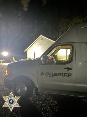 The Kitsap County Sheriff's Office responded to a call from a family member who noticed forced entry into her parents' home and blood on Thursday. Kitsap County Sheriff's deputies later found the couple, in their 50s, dead on the property.