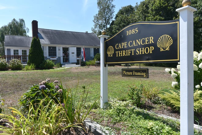 The Cancer Thrift Shop along Route 6A in West Barnstable.  The store has donated $49,000 so far this year to groups that help cancer patients and do research on the disease.