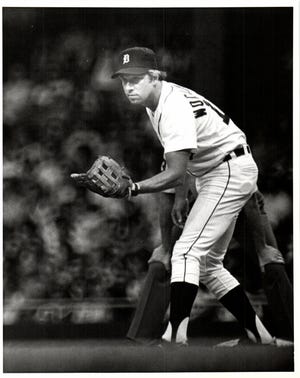 John Wockenfuss began playing first base and the outfield, along with his backup catcher duties, for the Tigers in the late 1970s until he was traded in 1984.