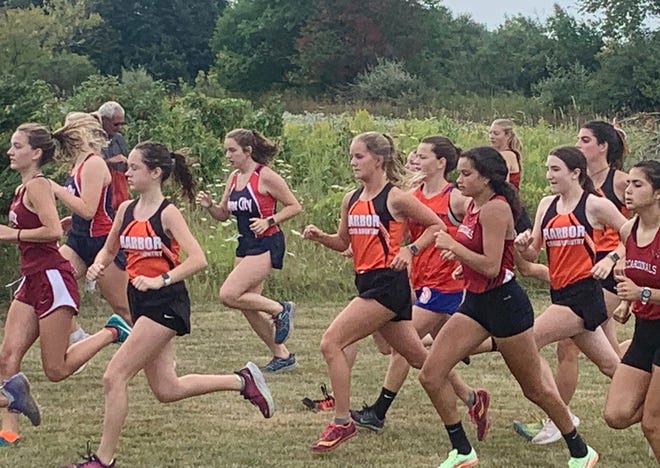 Local runners from Harbor Springs, Charlevoix and Boyne City take off at the start of the Ryan Shay Relays in Charlevoix this weekend, with many programs opening the 2022 season.