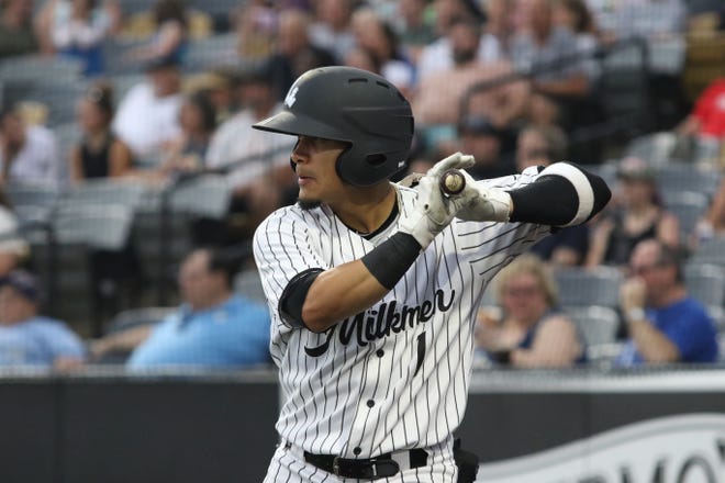 Milwaukee Milkmen player Bryan Torres has had a breakout season batting nearly .400 and leading the league in hits.