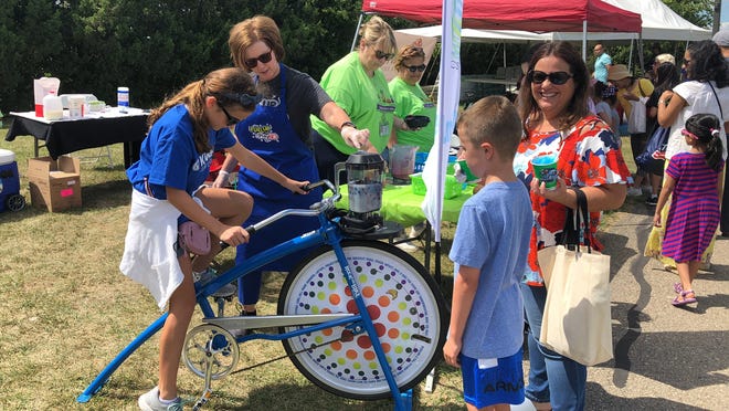 Community members enjoyed fun activities and treats at  Plymouth-Canton Community Schools Back-to-School Bash is 2019.
