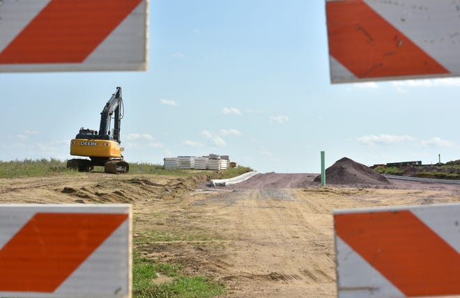 Construction has begun at Wholestone's "custom slaughterhouse," where customers will be able to choose a farmer to provide a hog for butchering. It will be at the proposed site of the $500 million plant, which is near Benson Road and I-229.