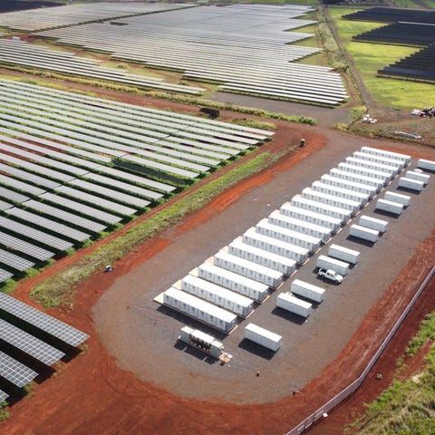 The Mililani Solar power plant has a 156 MWh batte